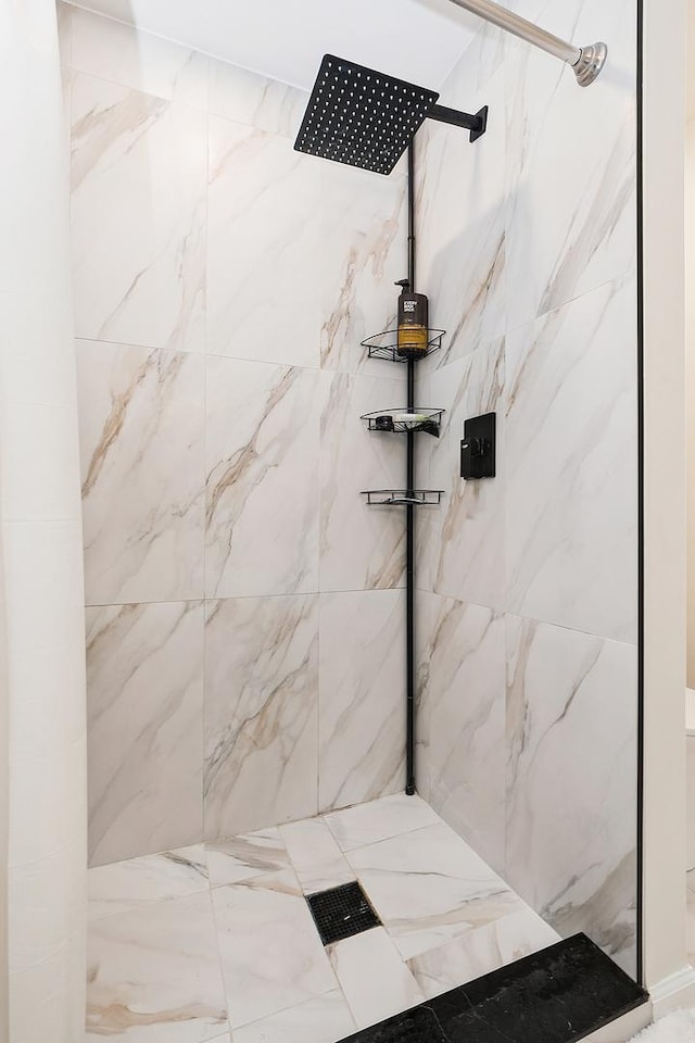 1528 Peachtree Ln, Lockport, IL 60441 - bathroom with tiled shower
