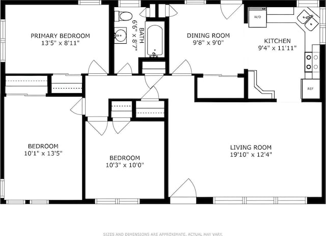 412 N Ridgeland Ave, Elmhurst, IL 60126 - view of floor plan / room layout