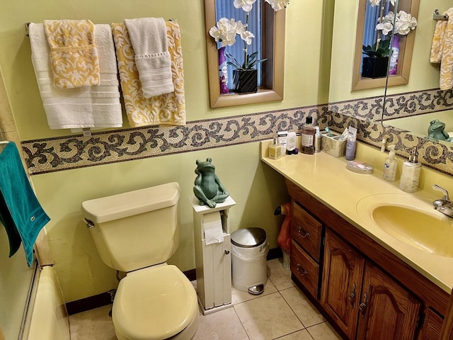 336 Flossmoor Ave, Waukegan, IL 60085 - bathroom with vanity and tile patterned floors