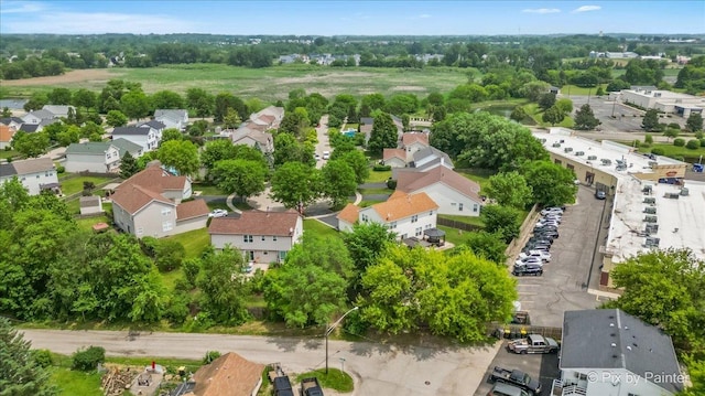 28909 Honeysuckle Ct, Lakemoor, IL 60051 - aerial perspective of suburban area featuring a tree filled landscape
