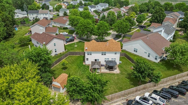 28909 Honeysuckle Ct, Lakemoor, IL 60051 - aerial perspective of suburban area