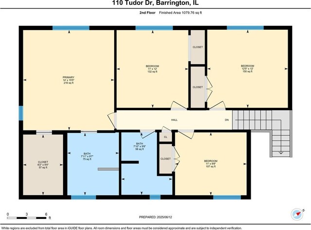 110 Tudor Dr, Barrington, IL 60010 - view of property floor plan