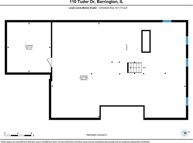 110 Tudor Dr, Barrington, IL 60010 - view of floor plan / room layout