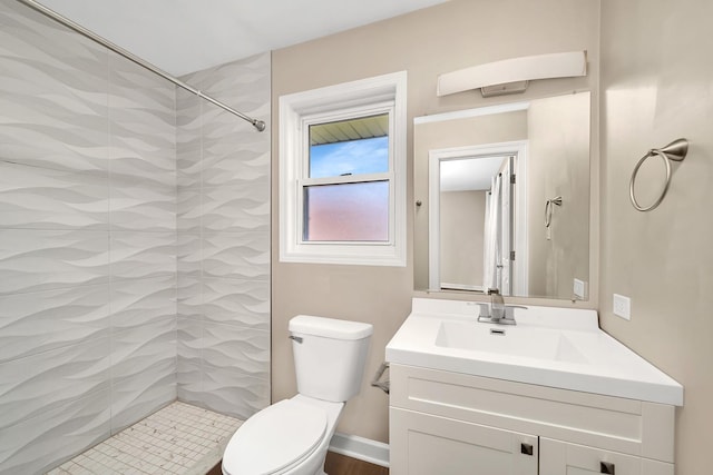 2314 Hasting Dr, Plainfield, IL 60586 - full bath featuring a tile shower and vanity