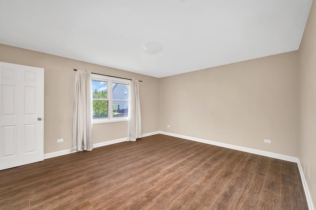 2314 Hasting Dr, Plainfield, IL 60586 - empty room with wood finished floors and baseboards