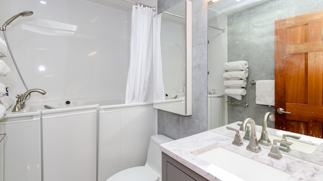 908 Claremont Dr, Downers Grove, IL 60516 - bathroom featuring vanity and a shower with curtain