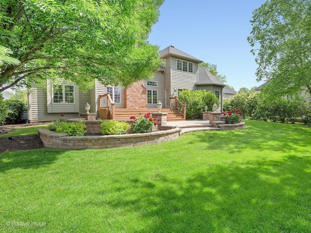 508 Gene Darfler Ct, Naperville, IL 60565 - back of house featuring a yard