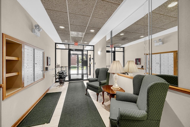 1636 Ashland Ave Unit 209, Des Plaines, IL 60016 - lobby with recessed lighting and a drop ceiling