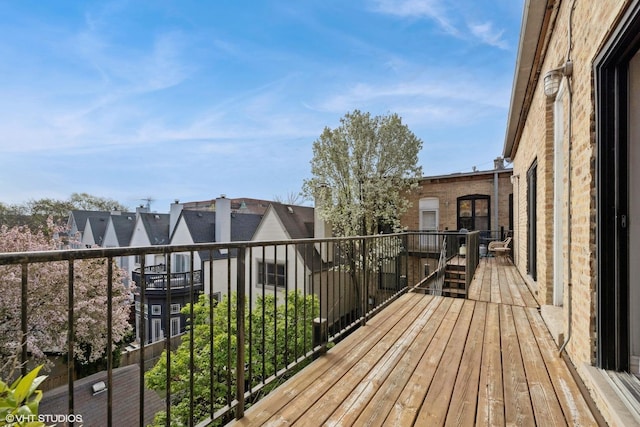 1709 N Paulina St Unit 303, Chicago, IL 60622 - view of wooden terrace