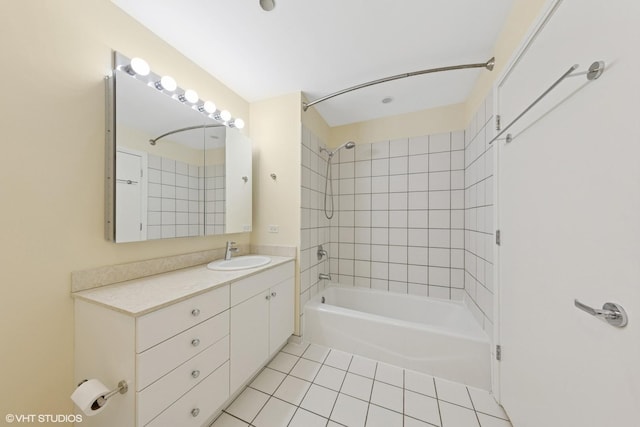 8 E Randolph St Unit 3203, Chicago, IL 60601 - full bath featuring vanity, shower / bath combination, and tile patterned flooring