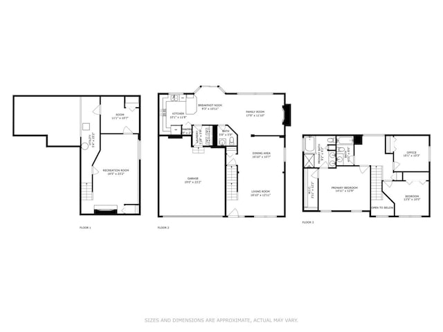 2570 Fairfax Ln, Lake In The Hills, IL 60156 - view of floor plan / room layout
