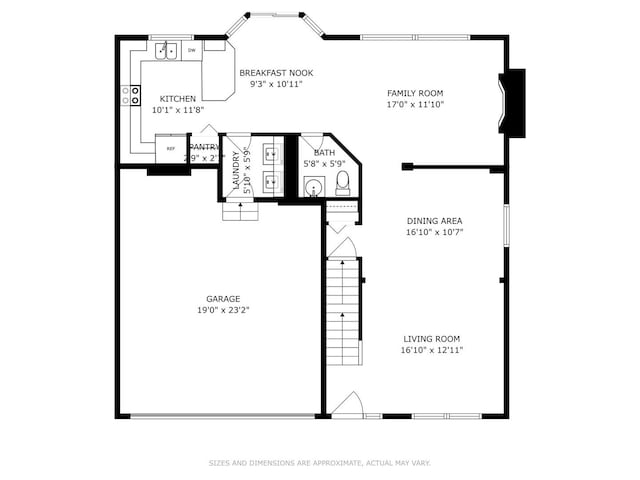 2570 Fairfax Ln, Lake In The Hills, IL 60156 - view of home floor plan