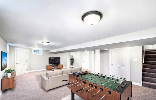 12620 S Kinvarra Dr, Palos Park, IL 60464 - rec room with carpet floors and baseboards