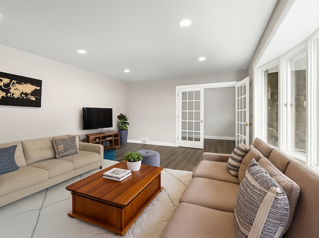 12620 S Kinvarra Dr, Palos Park, IL 60464 - living room with recessed lighting and wood finished floors