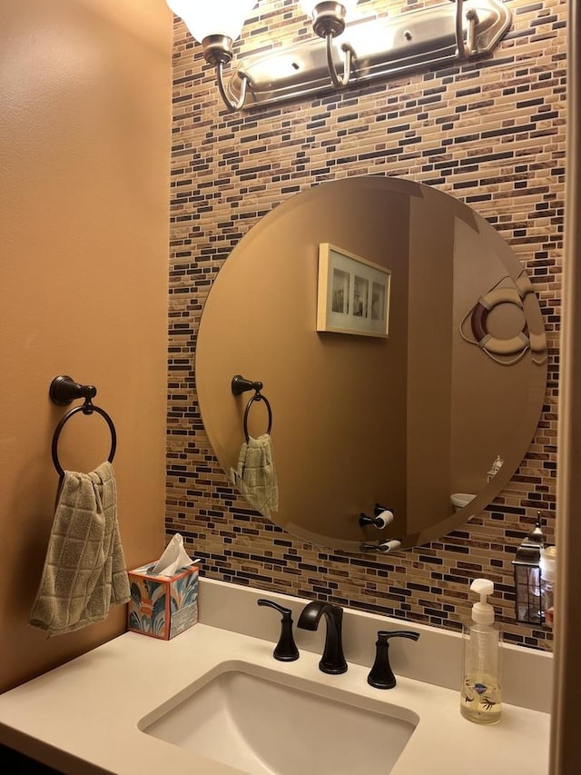 142 Sedgewicke Dr, Romeoville, IL 60446 - bathroom with backsplash and vanity
