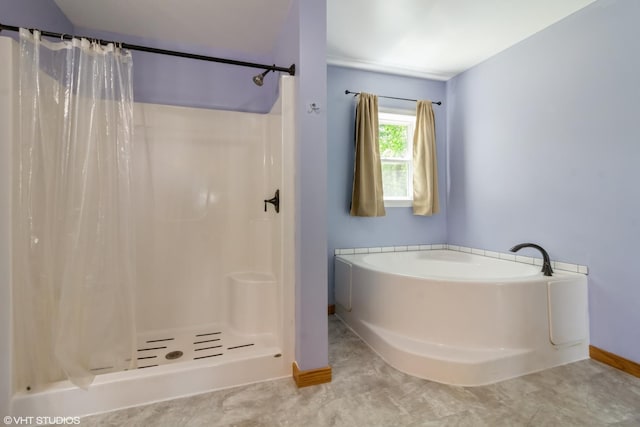 32597 Genoa Rd, Genoa, IL 60135 - full bathroom featuring a bath and curtained shower