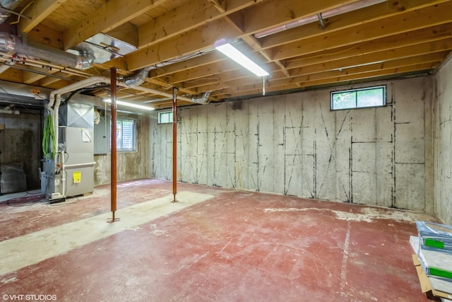 32597 Genoa Rd, Genoa, IL 60135 - basement with heating unit and plenty of natural light
