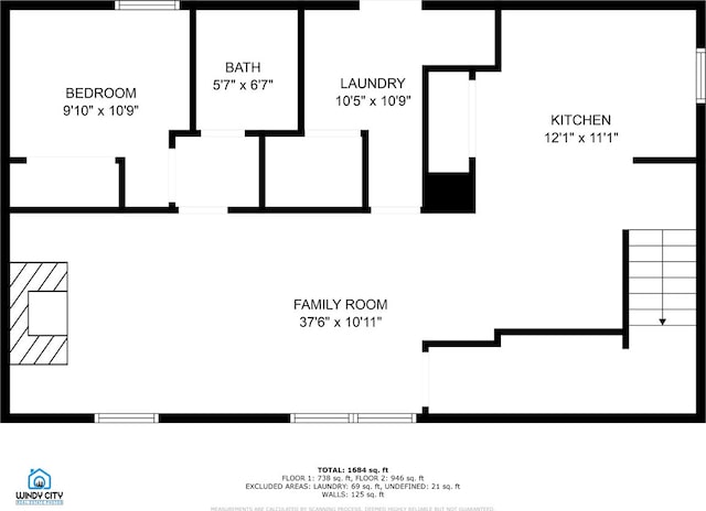 36 W Green Meadows Blvd, Streamwood, IL 60107 - view of home floor plan