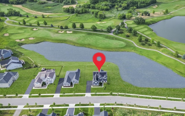 3578 Doral Dr, Elgin, IL 60124 - aerial overview of property's location with a nearby body of water and a golf course