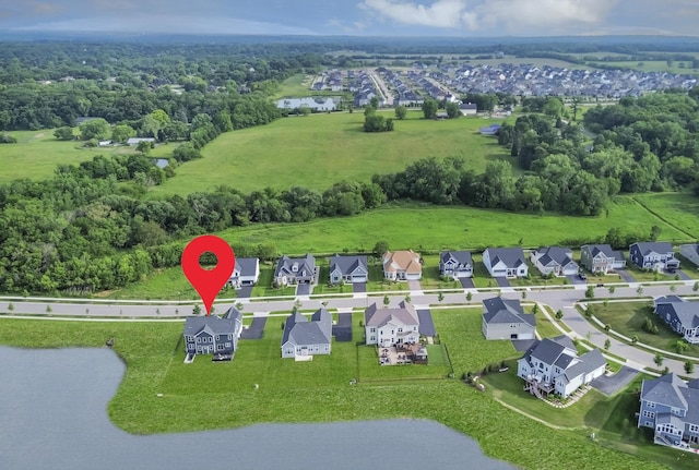 3578 Doral Dr, Elgin, IL 60124 - aerial view of residential area featuring a nearby body of water