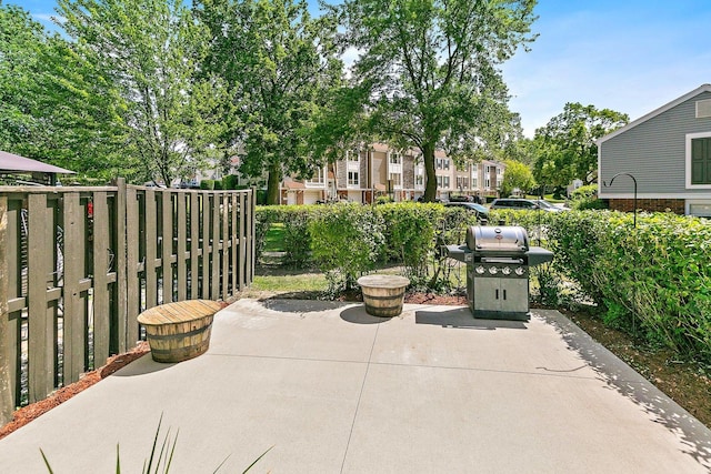 2165 Greystone Pl, Hoffman Estates, IL 60169 - view of patio with grilling area