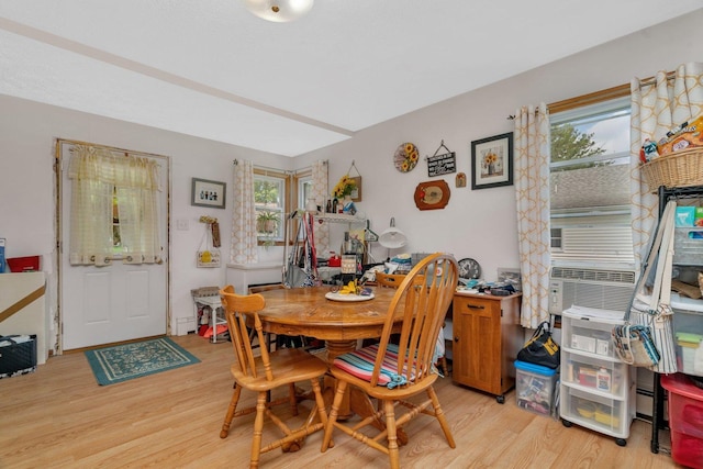107 N Elm St, Gardner, IL 60424 - dining space with light wood-type flooring