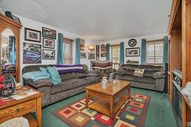 107 N Elm St, Gardner, IL 60424 - carpeted living area featuring healthy amount of natural light