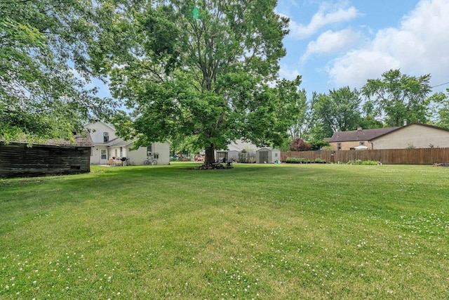 107 N Elm St, Gardner, IL 60424 - view of yard featuring a storage shed
