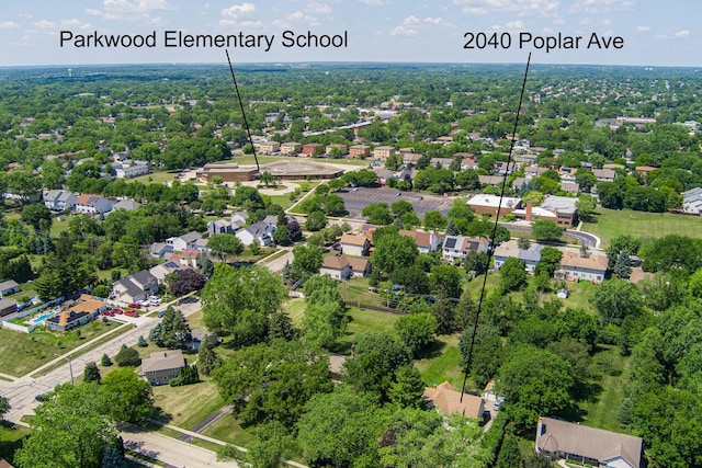 2040 Poplar Ave, Hanover Park, IL 60133 - drone / aerial view