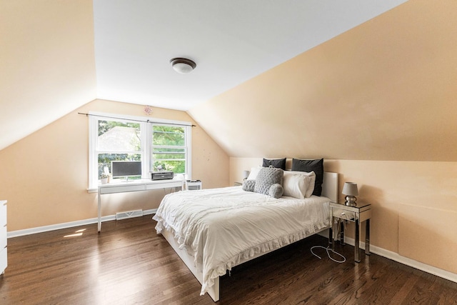 2040 Poplar Ave, Hanover Park, IL 60133 - bedroom featuring wood finished floors and vaulted ceiling