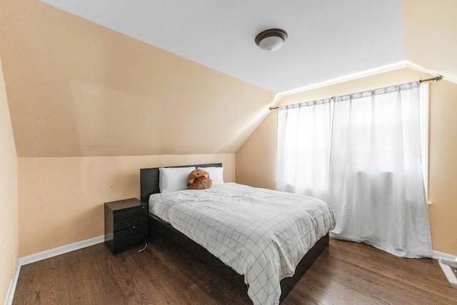 2040 Poplar Ave, Hanover Park, IL 60133 - bedroom featuring wood finished floors and vaulted ceiling