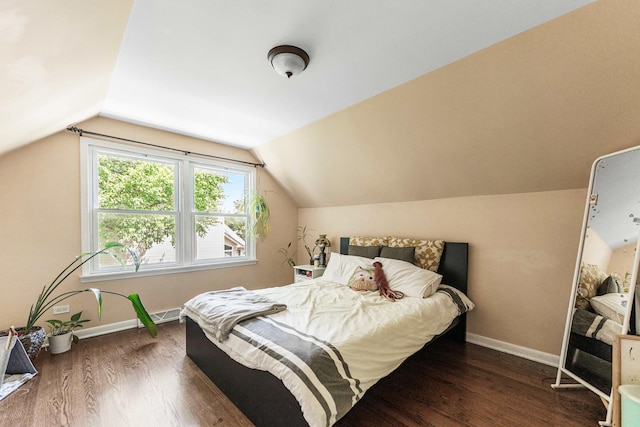 2040 Poplar Ave, Hanover Park, IL 60133 - bedroom featuring wood finished floors and lofted ceiling