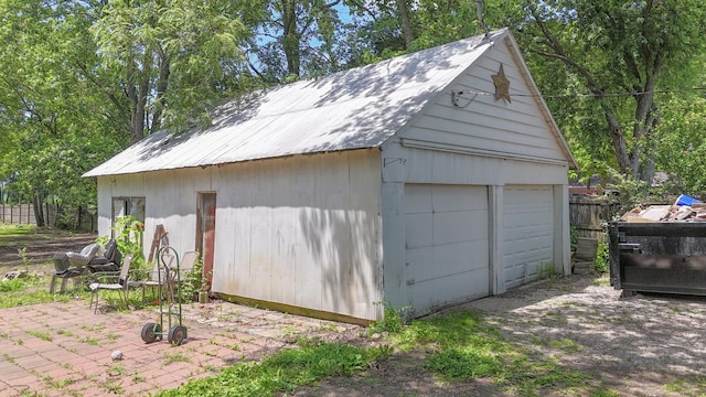 319 N Third St, Fisher, IL 61843 - view of detached garage