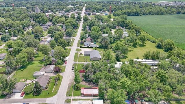 319 N Third St, Fisher, IL 61843 - aerial view of a tree filled landscape