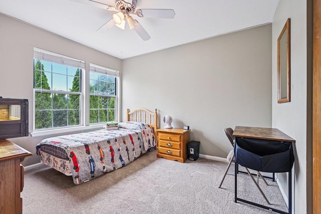 1643 Warrington Ln, Crystal Lake, IL 60014 - bedroom featuring carpet floors and a ceiling fan