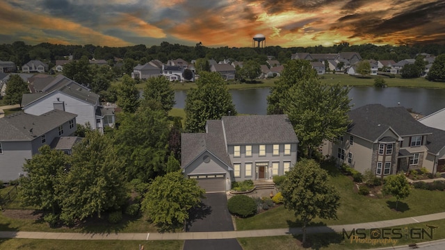 1639 Brower Pl, Sycamore, IL 60178 - aerial perspective of suburban area featuring a large body of water