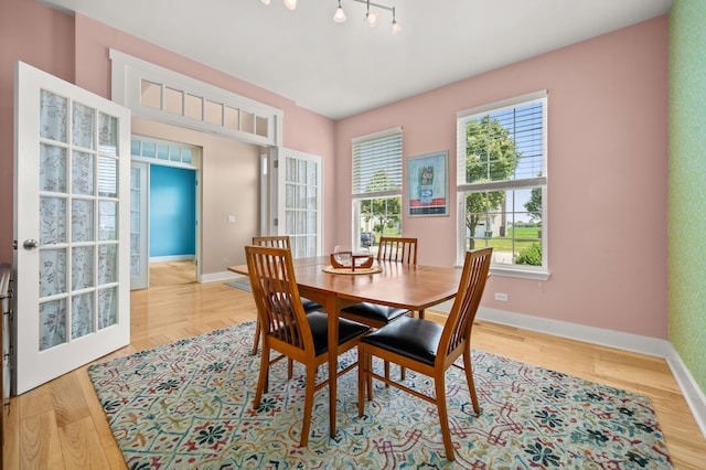 1639 Brower Pl, Sycamore, IL 60178 - dining space with track lighting and french doors