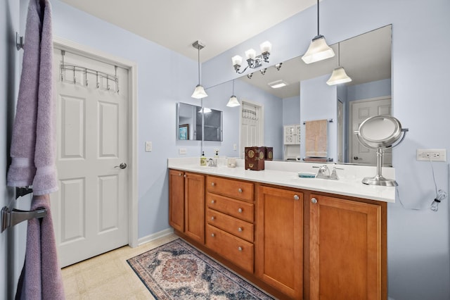 1639 Brower Pl, Sycamore, IL 60178 - full bath with double vanity and baseboards