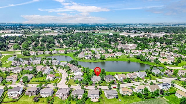 1639 Brower Pl, Sycamore, IL 60178 - aerial view of residential area featuring a nearby body of water