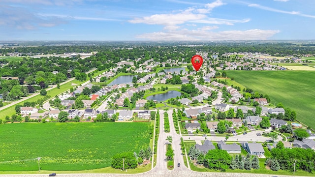 1639 Brower Pl, Sycamore, IL 60178 - aerial view of property's location with a large body of water and nearby suburban area