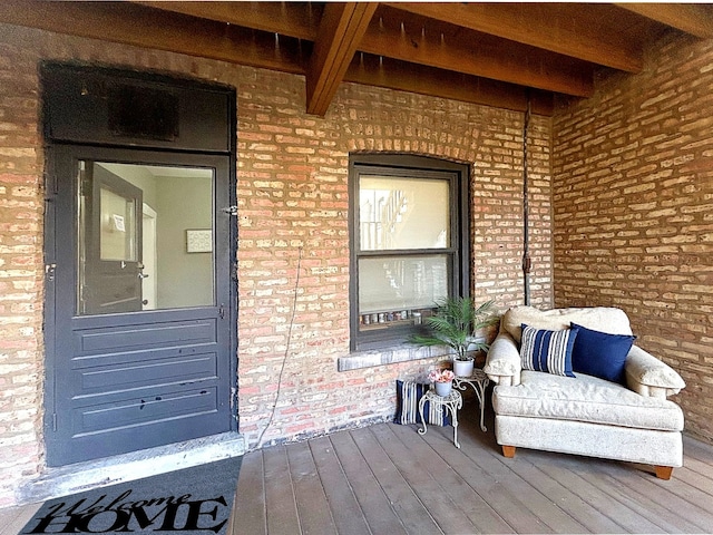 629 Garfield St Unit 1N, Oak Park, IL 60304 - view of exterior entry featuring brick siding and covered porch