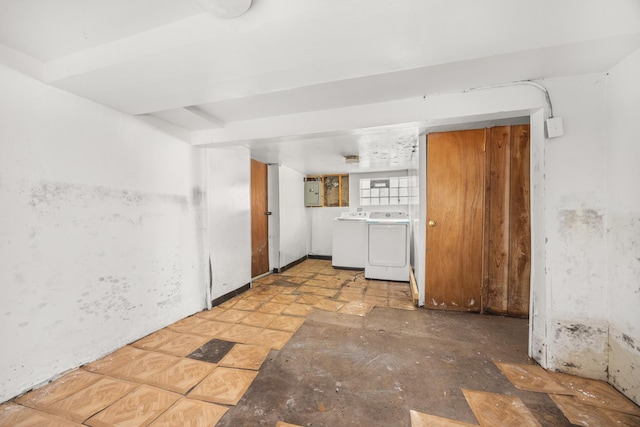7647 S Calumet Ave, Chicago, IL 60619 - kitchen with separate washer and dryer and electric panel