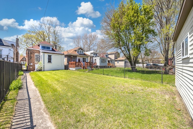 7647 S Calumet Ave, Chicago, IL 60619 - fenced backyard with a residential view