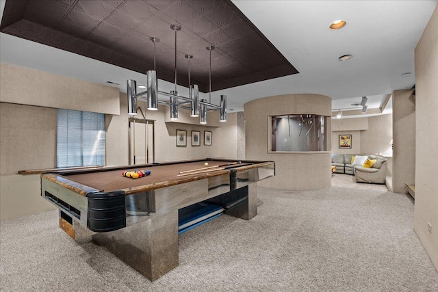 67 Brandon Rd, Northfield, IL 60093 - recreation room featuring carpet and billiards