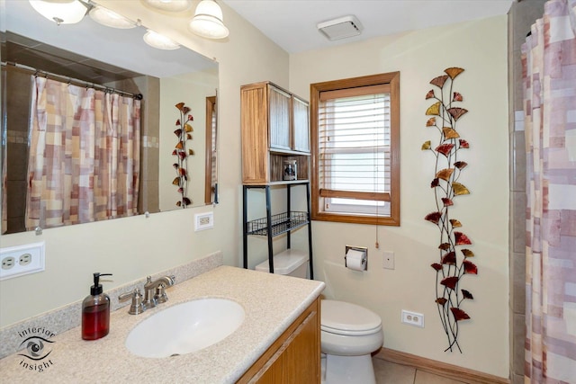 3830 W 154th Pl, Markham, IL 60428 - bathroom featuring vanity and tile patterned floors