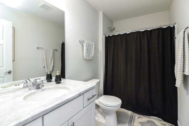 3551 Kemper Dr, Woodridge, IL 60517 - bathroom with vanity and a shower with shower curtain