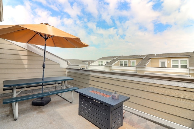 3551 Kemper Dr, Woodridge, IL 60517 - patio / terrace featuring an outdoor fire pit