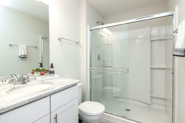 3551 Kemper Dr, Woodridge, IL 60517 - full bath featuring a stall shower and vanity