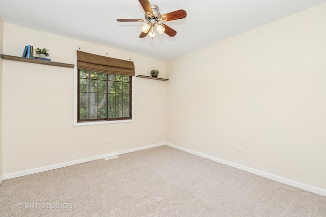 4816 Hickory Way, Johnsburg, IL 60051 - unfurnished room featuring carpet and ceiling fan