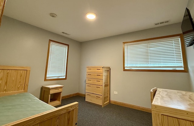 14401 Pulaski Rd, Midlothian, IL 60445 - bedroom featuring dark carpet and baseboards